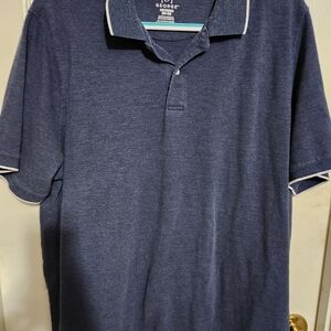 George Men's Navy Polo Shirt